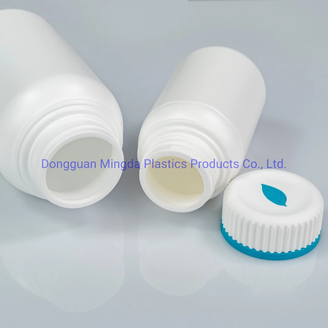 38mm Neck Finish Food Grade High Density Round Plastic Bottle with Matte Skin