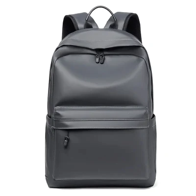 Mochila de couro PU de melhor qualidade durável casual simples viagem à prova d'água para laptop bolsas para homens